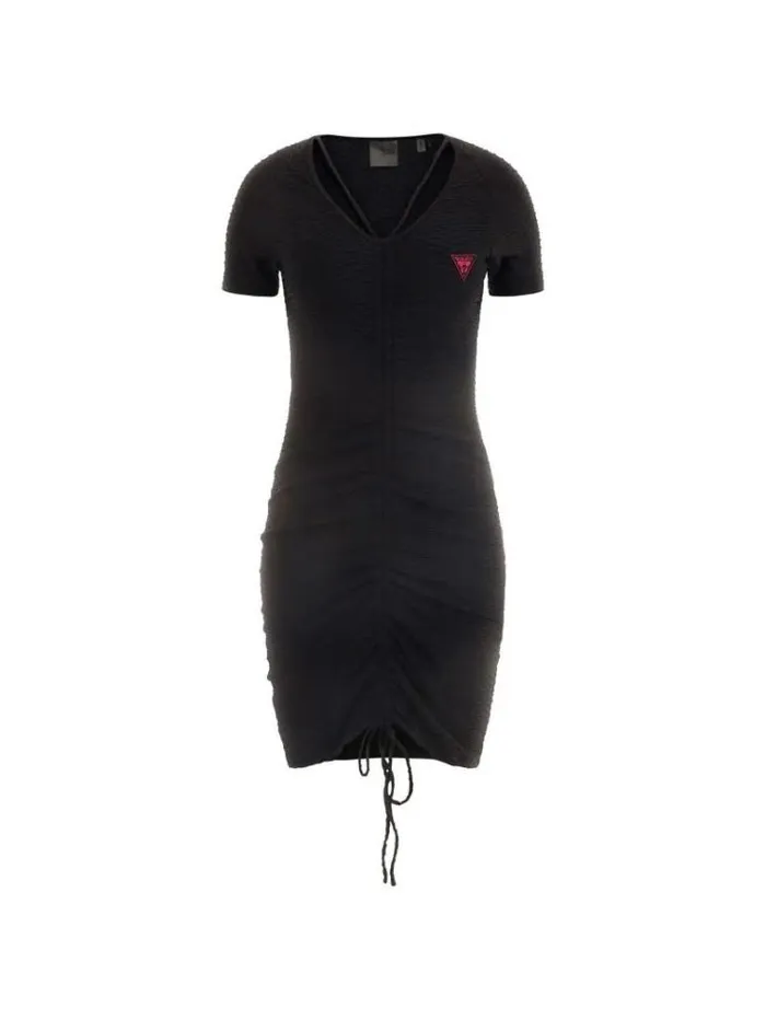 Women Microfiber Active Dress Black Guess Dresses And Jumpsuits