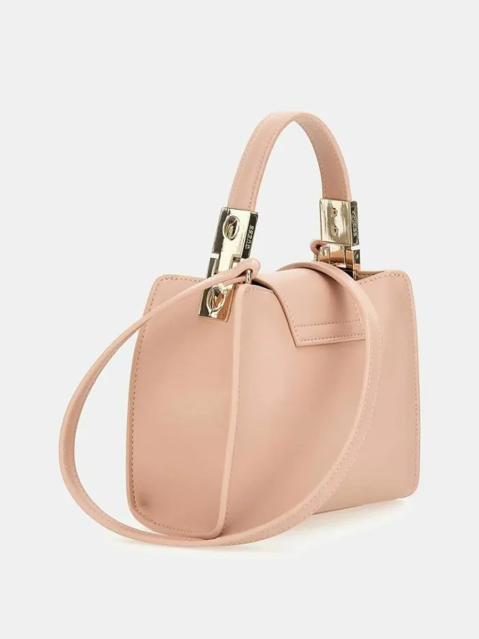 Women Monia Shoulder Strap Handbag Pink Guess Handbags