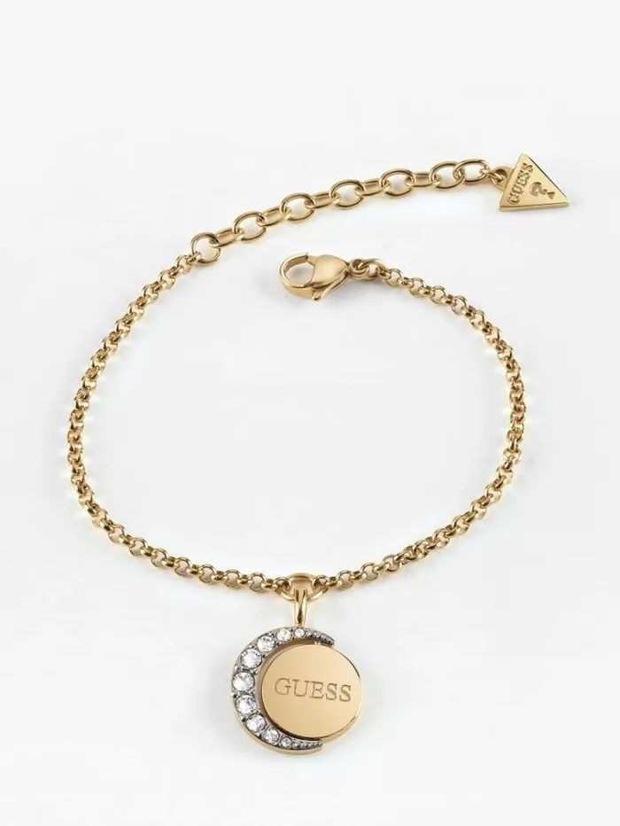 Women moon Phases Bracelet Gold Guess Jewellery