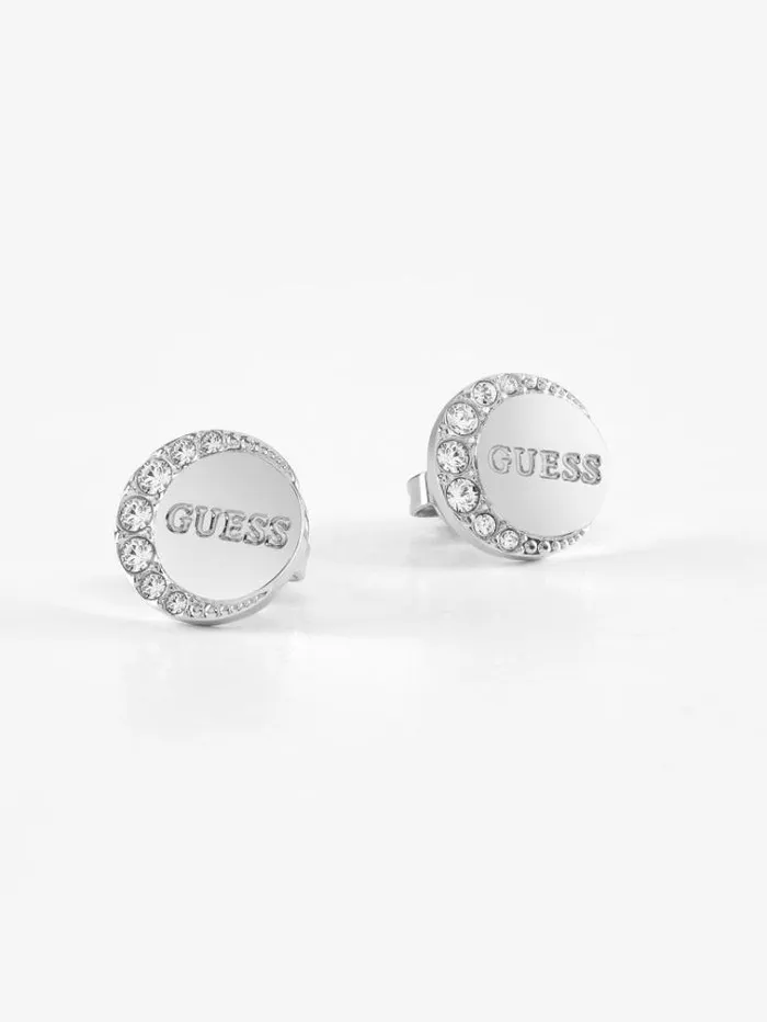 Women moon Phases Earrings Silver Guess Jewellery