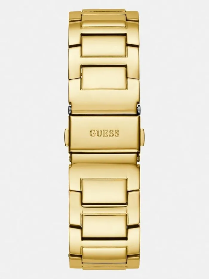Women Multifunction Crystal Watch Gold Guess Watches