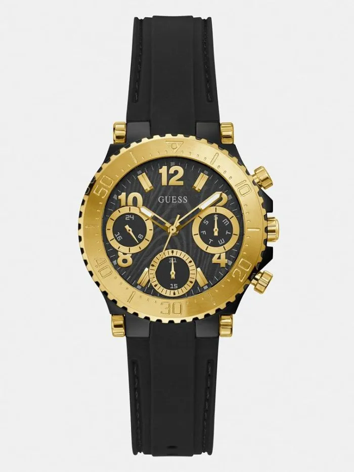 Women Multifunction Watch Black Guess Watches