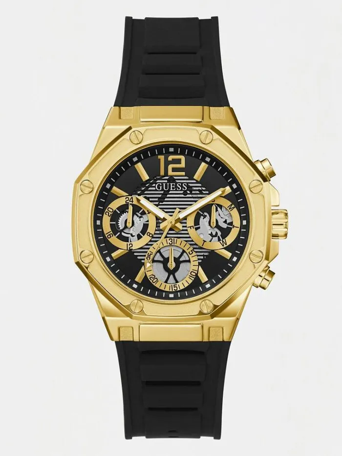Women Multifunction Watch Black Guess Watches