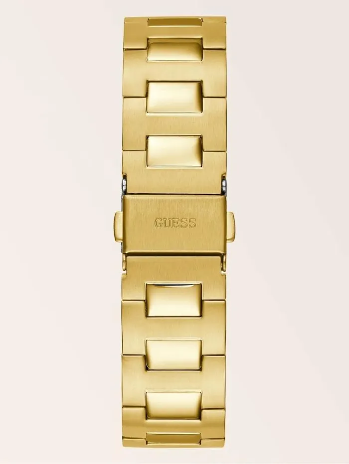 Women Multifunction Watch Gold Guess Watches