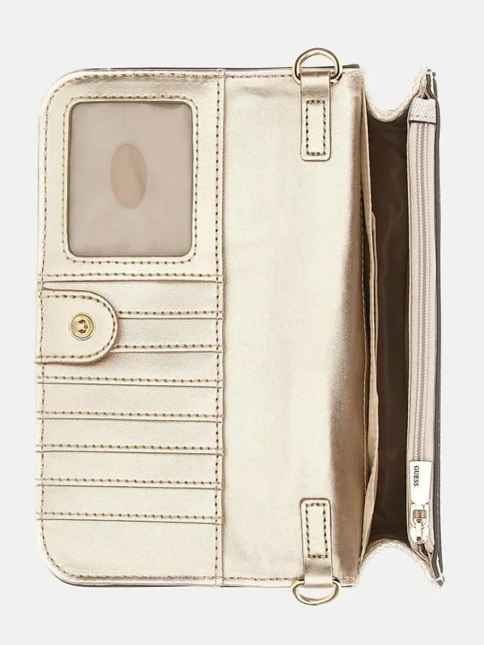 Women Noelle 4g Logo Crossbody Bag White Multi Guess Crossbody Bags