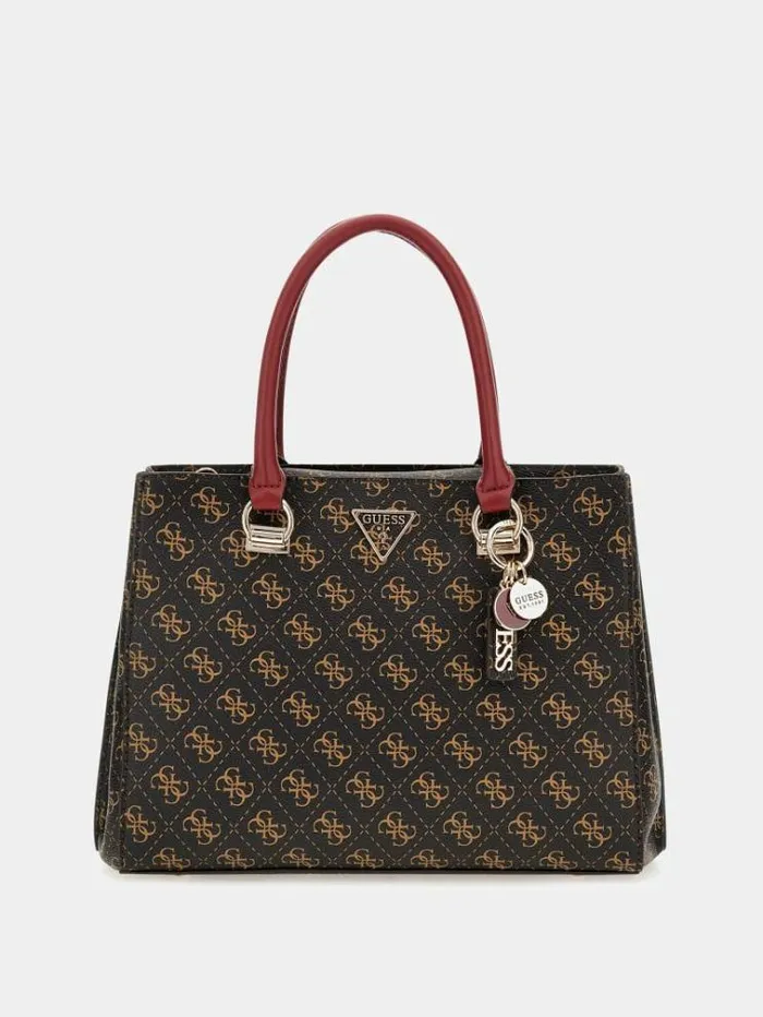 Women Noelle 4g Logo Handbag Brown Guess Handbags