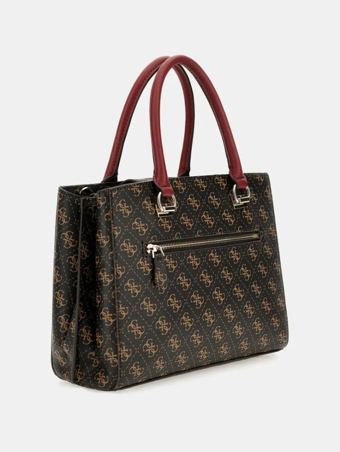 Women Noelle 4g Logo Handbag Brown Guess Handbags