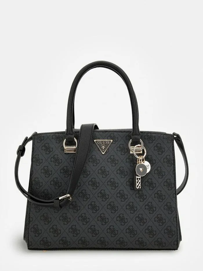 Women Noelle 4g Logo Handbag Grey Guess Handbags