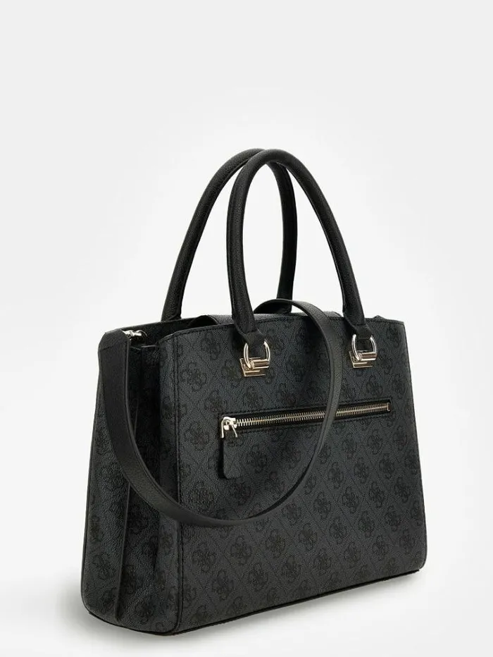 Women Noelle 4g Logo Handbag Grey Guess Handbags
