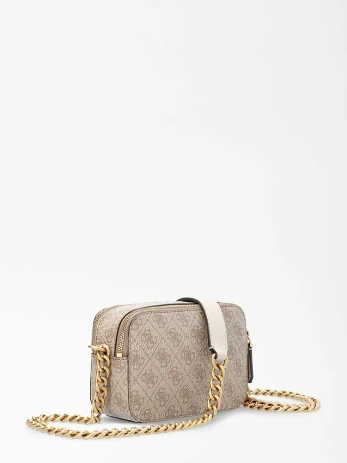 Women Noelle 4g Logo Mini Crossbody Bag Multi Beige Guess Crossbody Bags