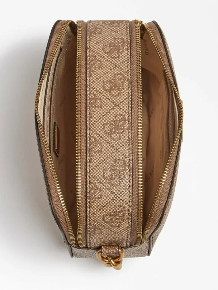 Women Noelle 4g Logo Mini Crossbody Bag Multi Beige Guess Crossbody Bags