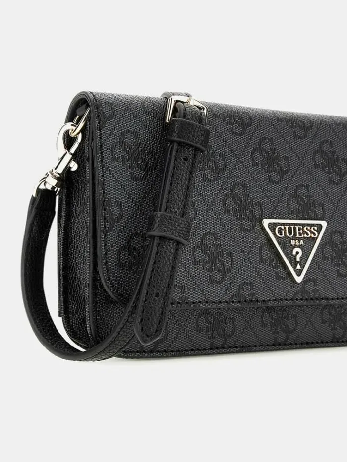 Women Noelle 4g Logo Mini Crossbody Black Multi Guess Crossbody Bags