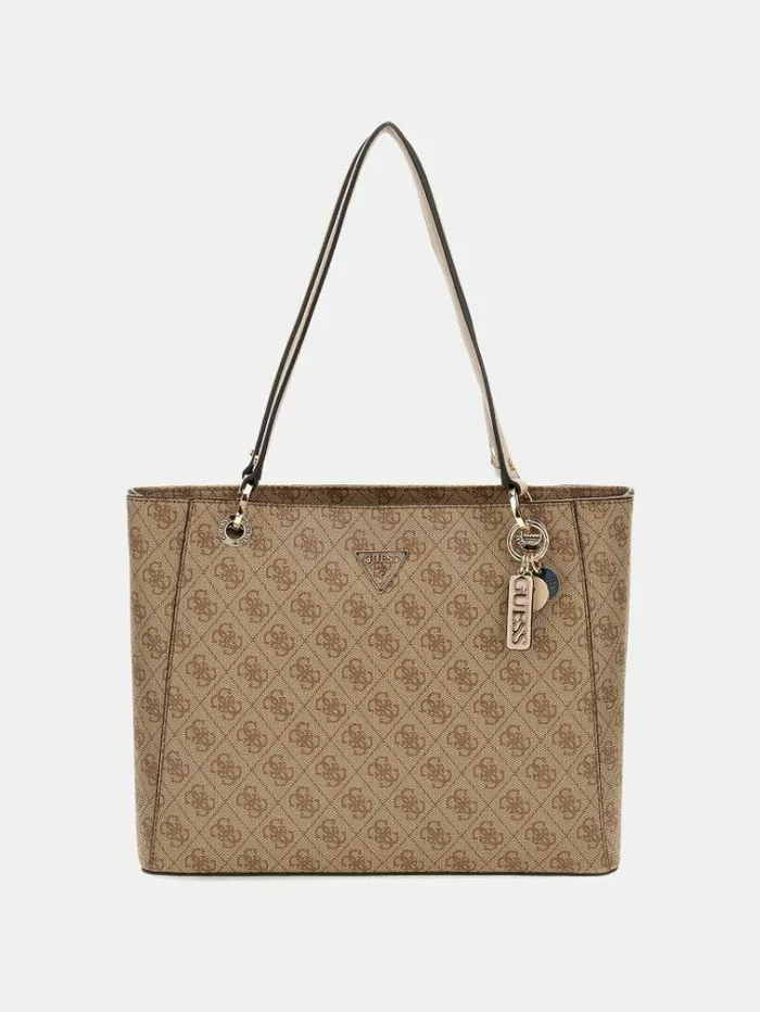 Women Noelle 4g Logo Shopper Multi Beige Guess Shoppers