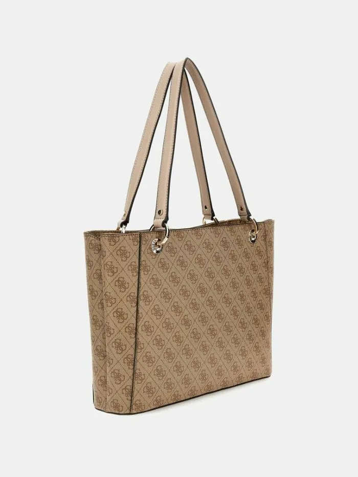 Women Noelle 4g Logo Shopper Multi Beige Guess Shoppers