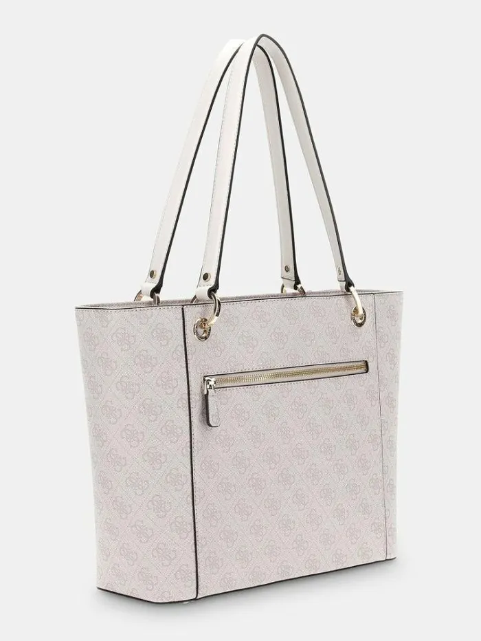 Women Noelle 4g Logo Shopper White Multi Guess Shoppers