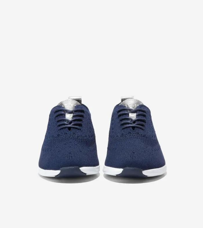 Women Oxfords Cole Haan 2ZERGRAND Stitchlite Wingtip Oxfords Marine Blue Stitchlitetradewhite