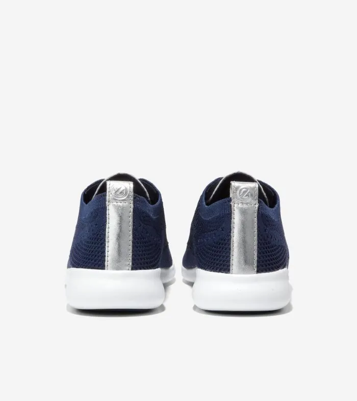 Women Oxfords Cole Haan 2ZERGRAND Stitchlite Wingtip Oxfords Marine Blue Stitchlitetradewhite