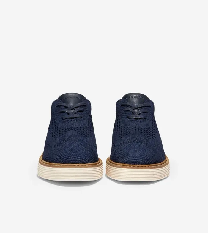 Women Oxfords Cole Haan riginalGrand Stitchlite Platform Wingtip Oxfords Navy Blazerivory Stitchlitetrade
