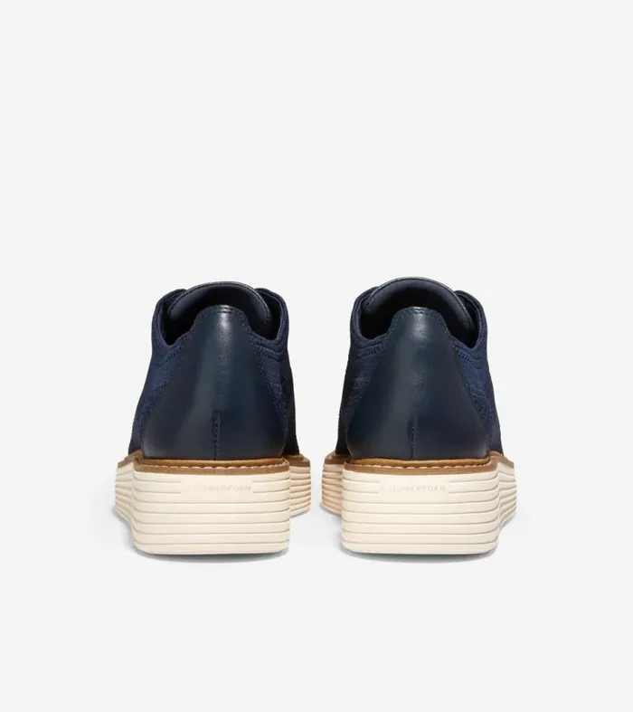 Women Oxfords Cole Haan riginalGrand Stitchlite Platform Wingtip Oxfords Navy Blazerivory Stitchlitetrade