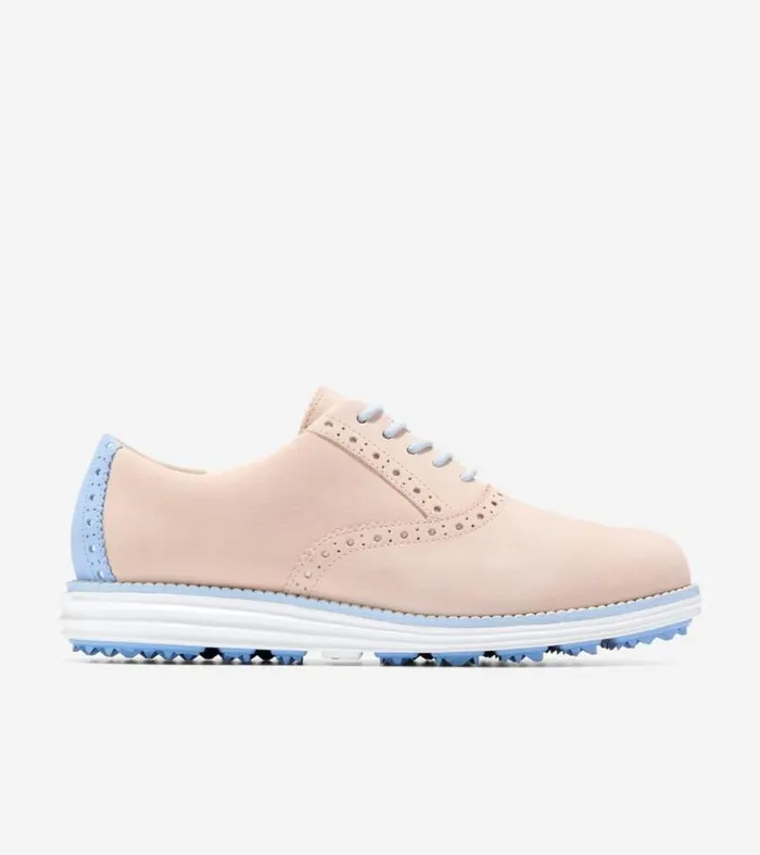 Women Oxfords Cole Haan riginalGrand Waterproof Shortwing Golf Shoes Bleached Tanvista Blue Women Oxfords Cole Haan riginalGrand Waterproof Shortwing Golf Shoes Bleached Tanvista Blue