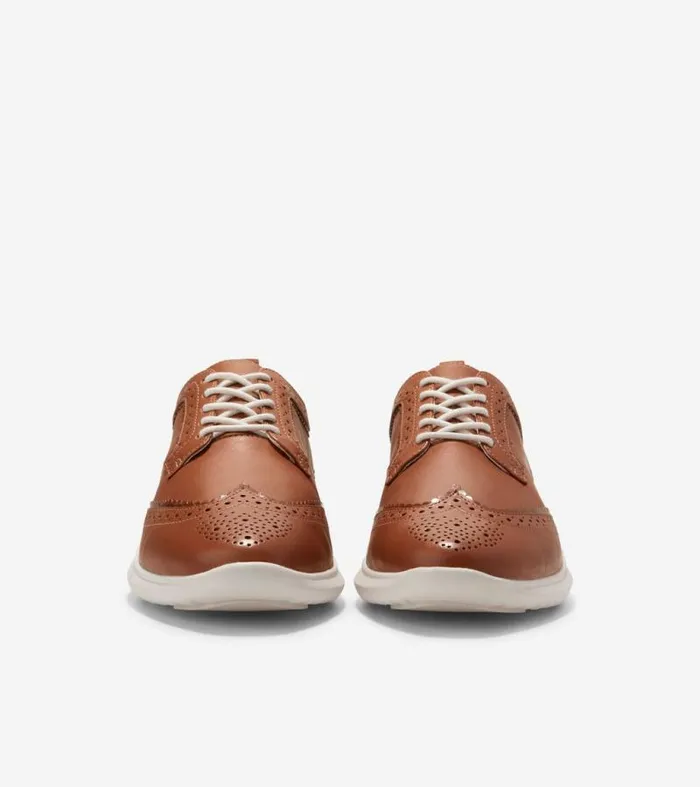 Women Oxfords Cole Haan ZERGRAND Meritt Wingtip Oxfords British Tan