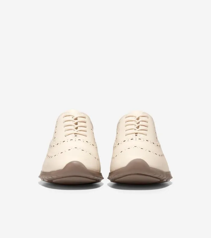 Women Oxfords Cole Haan ZERGRAND Wingtip Oxfords Birchirish Coffee