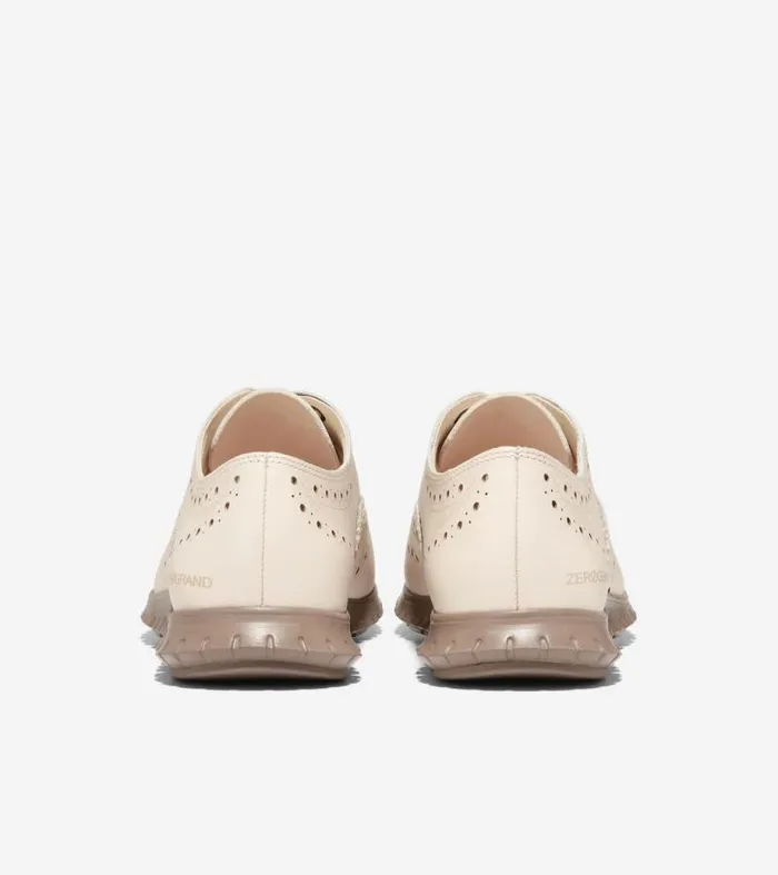 Women Oxfords Cole Haan ZERGRAND Wingtip Oxfords Birchirish Coffee