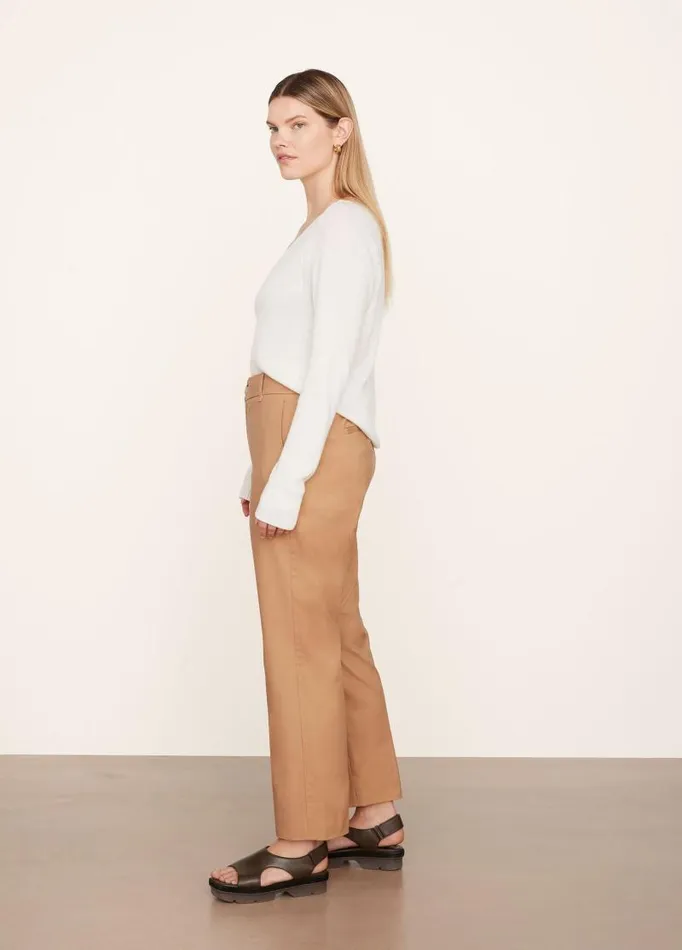 Women Pants and Shorts Vince Cigarette Trouser Almond