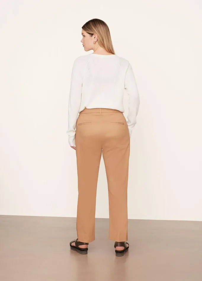 Women Pants and Shorts Vince Cigarette Trouser Almond