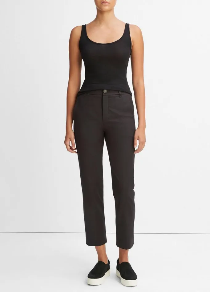 Women Pants and Shorts Vince Cigarette Trouser Black