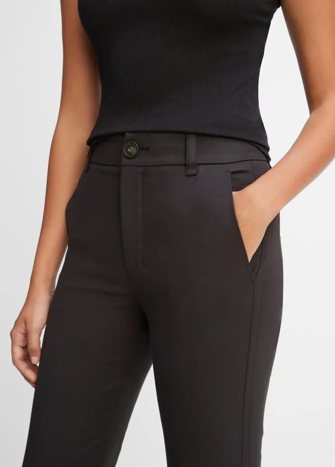 Women Pants and Shorts Vince Cigarette Trouser Black
