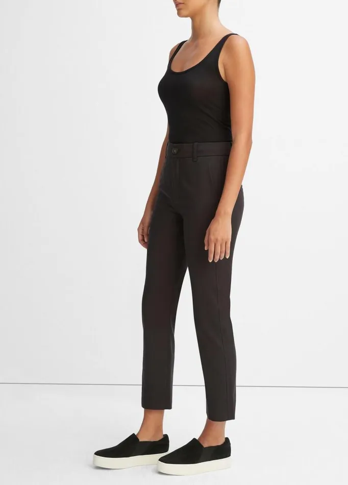Women Pants and Shorts Vince Cigarette Trouser Black