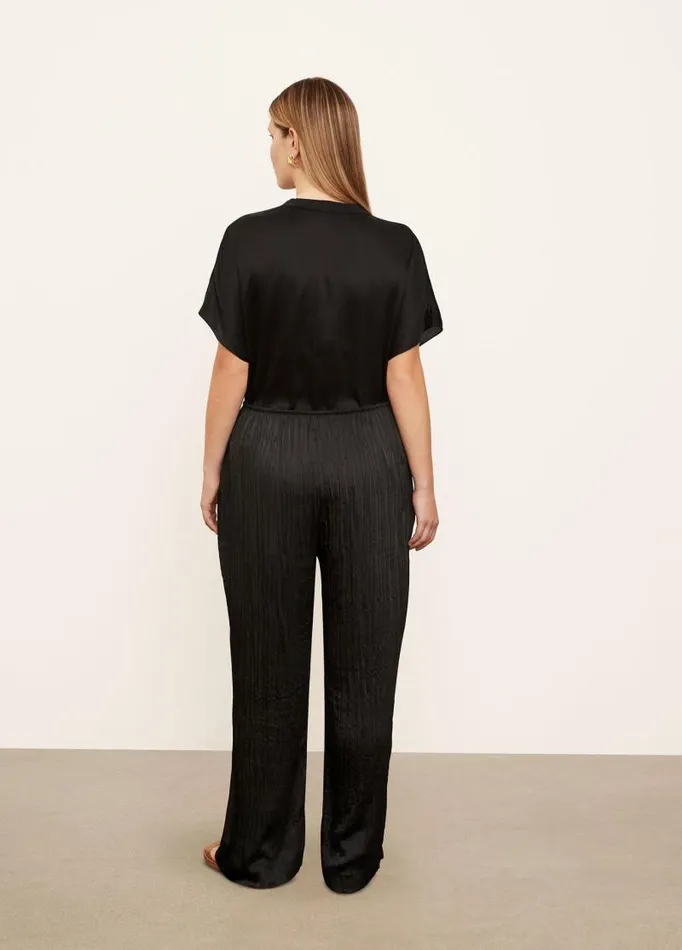 Women Pants and Shorts Vince Crushed PullOn Pant Black