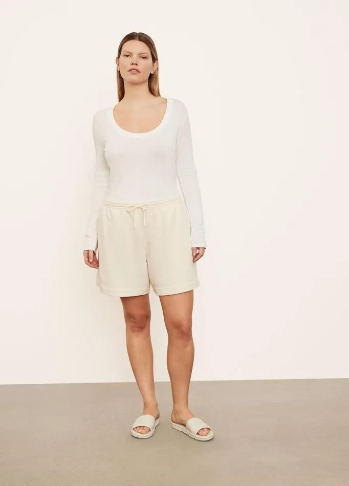 Women Pants and Shorts Vince Essential PullOn Short Pampas