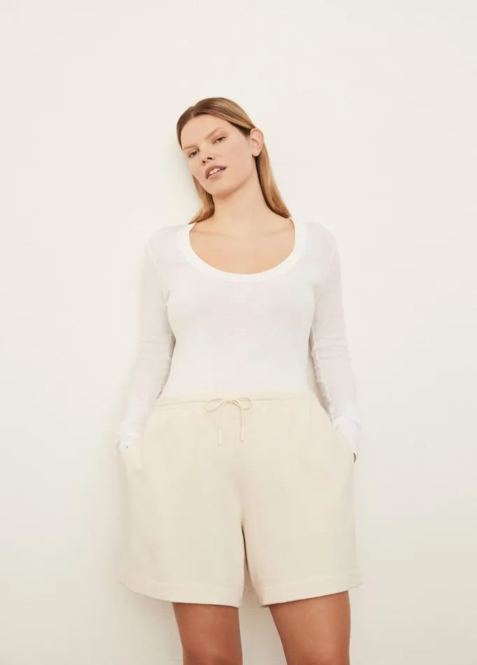 Women Pants and Shorts Vince Essential PullOn Short Pampas