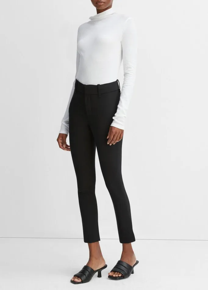 Women Pants and Shorts Vince High Rise Cigarette Pant Black