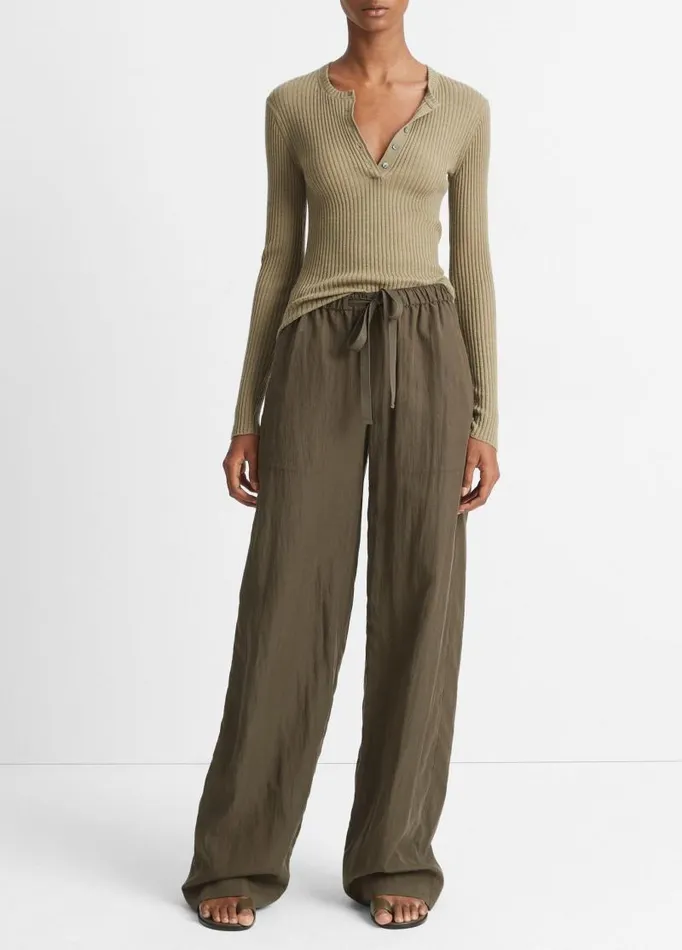 Women Pants and Shorts Vince MidRise Utility Drawstring Pant Eden
