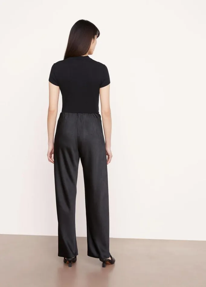 Women Pants and Shorts Vince Satin Bias Pant Black