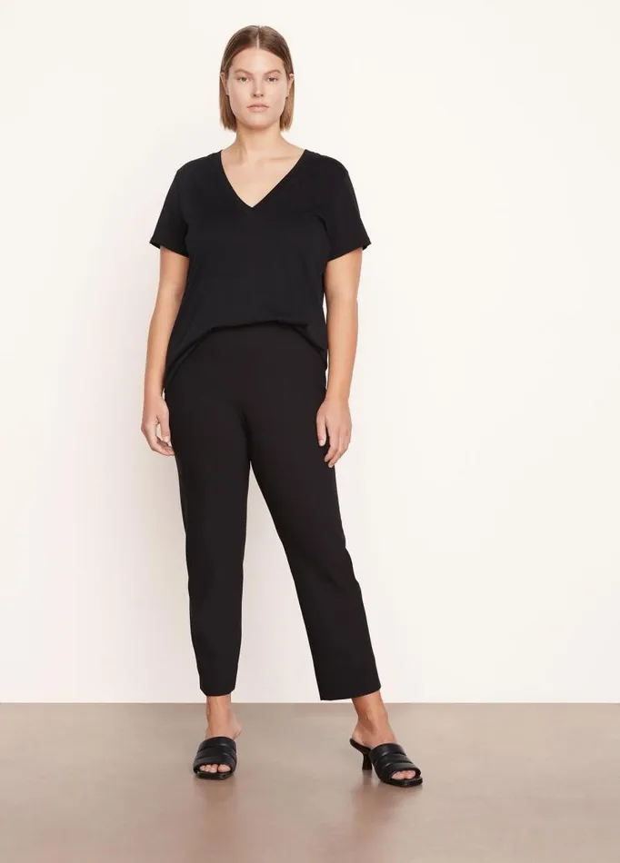 Women Pants and Shorts Vince Stitch Front Seam Legging Black