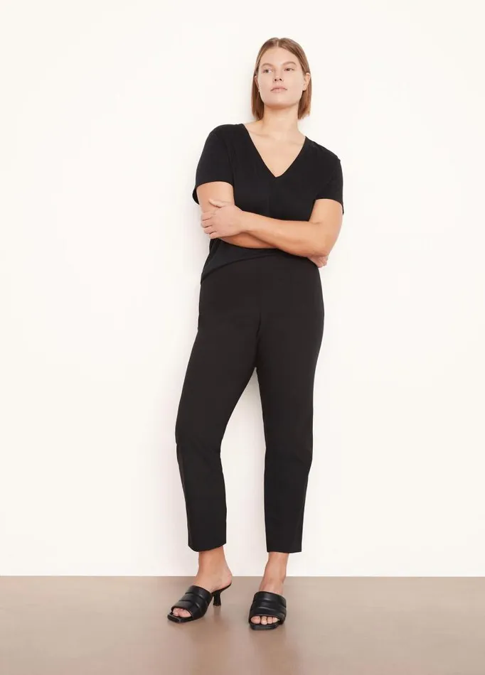Women Pants and Shorts Vince Stitch Front Seam Legging Black
