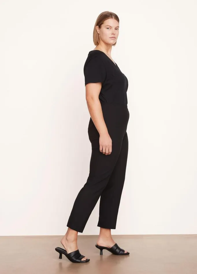Women Pants and Shorts Vince Stitch Front Seam Legging Black