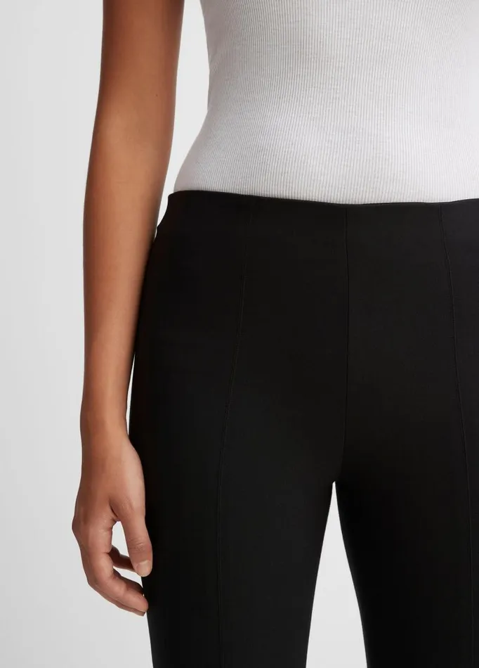 Women Pants and Shorts Vince Stitch Front Seam Ponte Legging Black