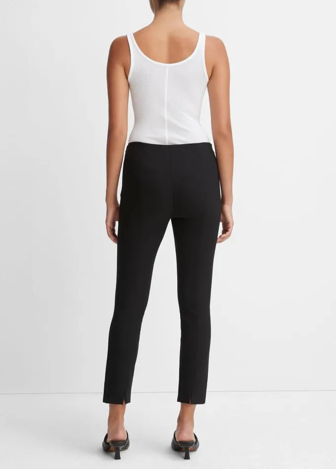 Women Pants and Shorts Vince Stitch Front Seam Ponte Legging Black