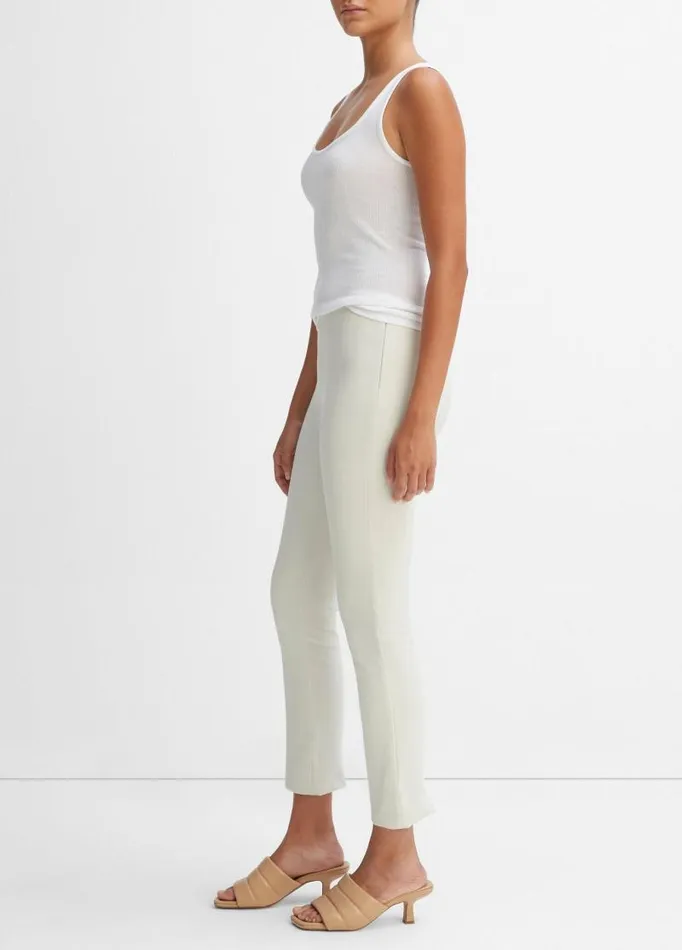 Women Pants and Shorts Vince Stitch Front Seam Ponte Legging Gesso