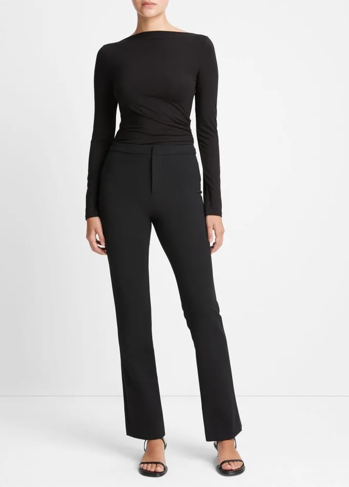 Women Pants and Shorts Vince TaperedLeg Trouser Black