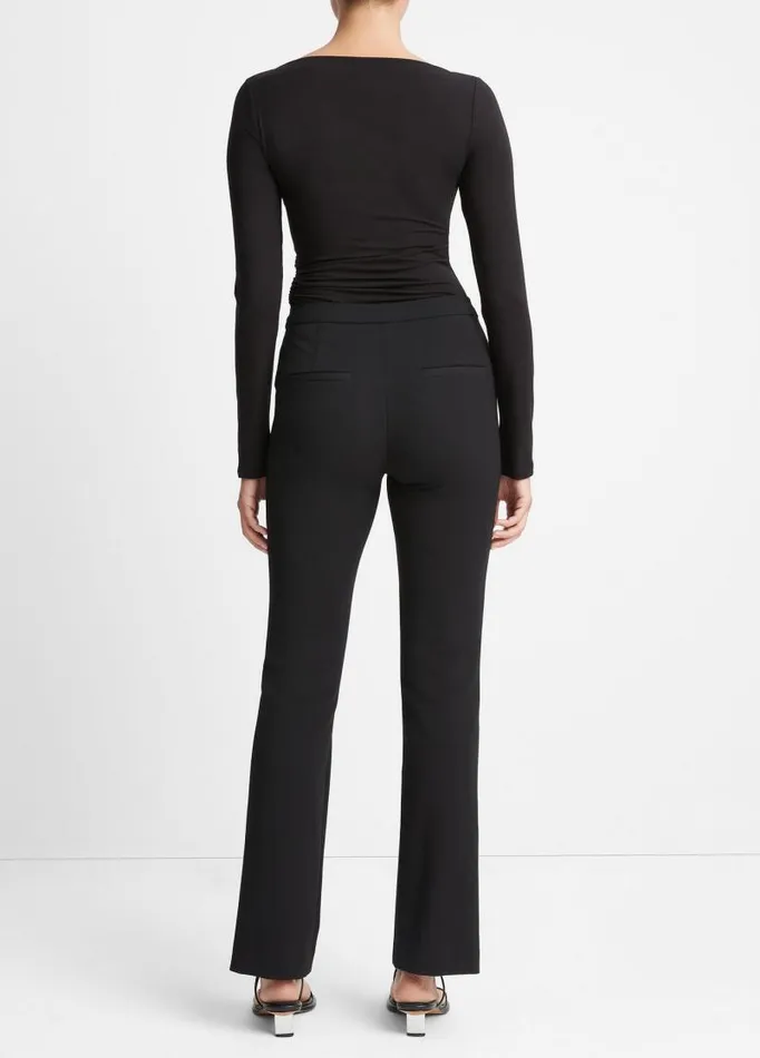 Women Pants and Shorts Vince TaperedLeg Trouser Black