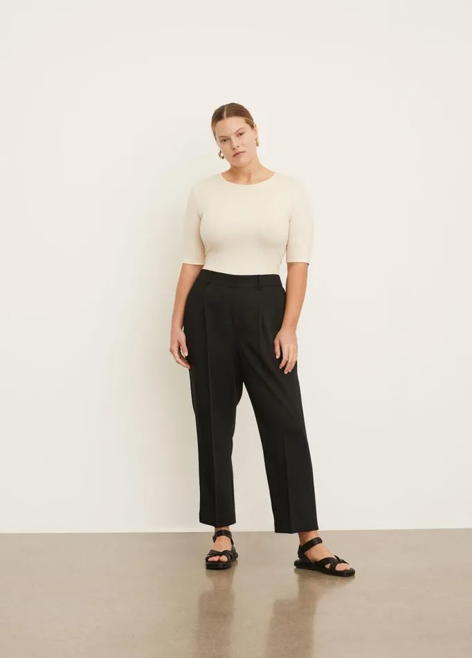 Women Pants and Shorts Vince Tapered PullOn Pant Black