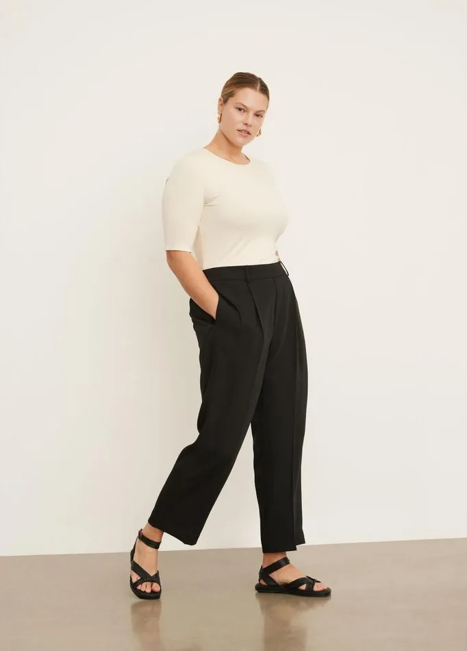Women Pants and Shorts Vince Tapered PullOn Pant Black