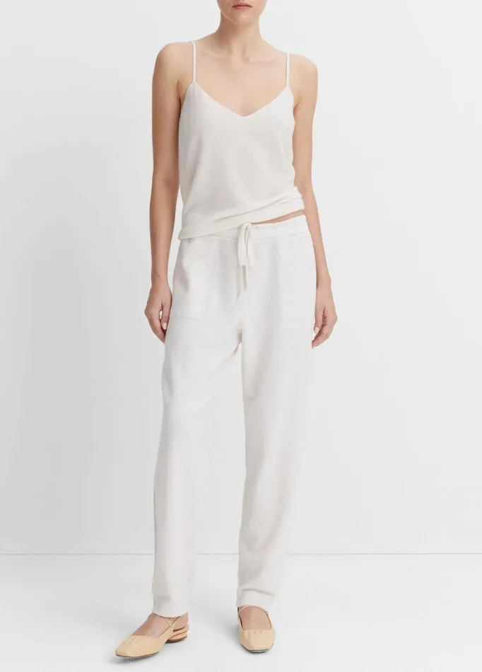 Women Pants and Shorts Vince WoolBlend Knit Joggers Off White