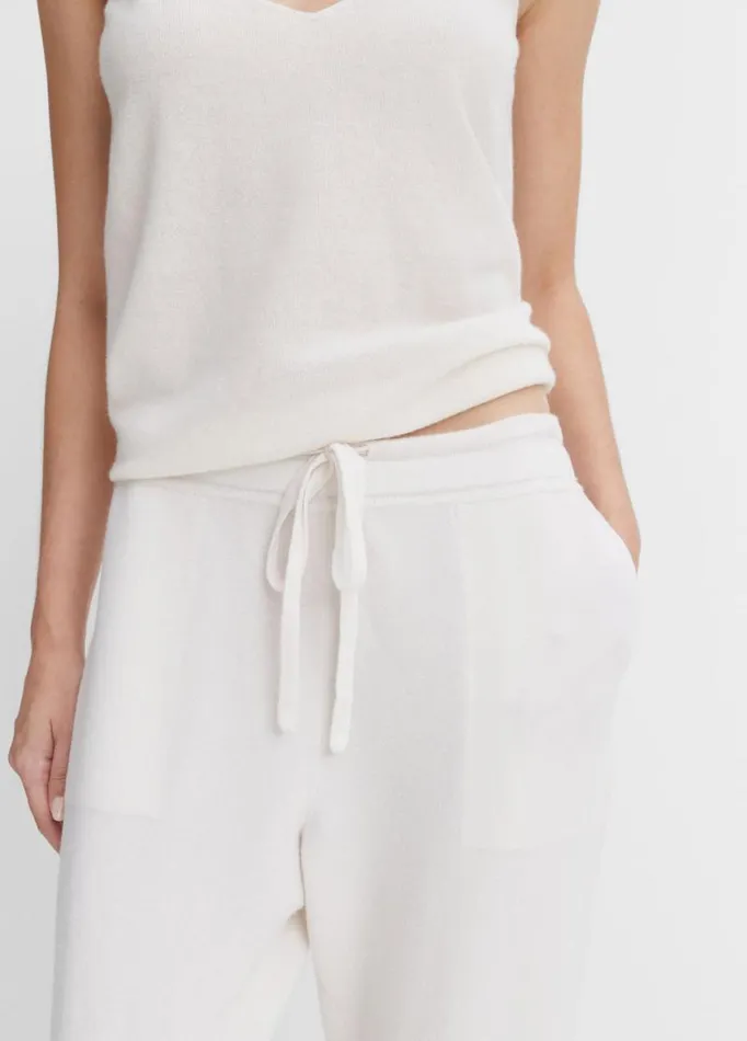 Women Pants and Shorts Vince WoolBlend Knit Joggers Off White